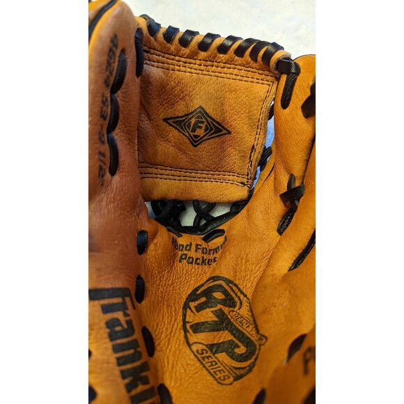 Franklin RTP Leather 4624-53 VINTAGE Child's Baseball Glove 9 1/2" - Picture 6 of 12